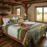 Happy Farm 3-Piece Quilted Bedding Set