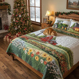 Happy Farm 3-Piece Quilted Bedding Set