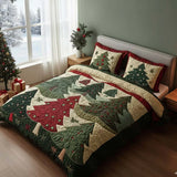 Joyful Forest 3-Piece Quilted Bedding Set