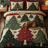 Joyful Forest 3-Piece Quilted Bedding Set