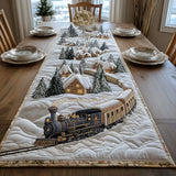 Cool Line Quilted Table Runner