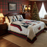 Frozen Friends 3-Piece Quilted Bedding Set
