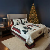 Frozen Friends 3-Piece Quilted Bedding Set