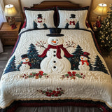 Frozen Friends 3-Piece Quilted Bedding Set