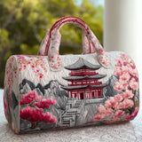 Japanese-Inspired Quilted Travel Bag
