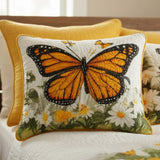 Monarch Meadow Quilted Pillowcase