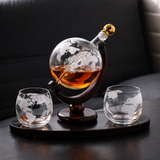 World Map Edition House Whisky with 2 Glasses