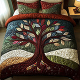 Nature's Embrace 3-Piece Quilted Bedding Set