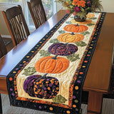 Pumpkin Spices Quilted Table Runner