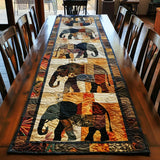 Royal Elephant Quilted Table Runner
