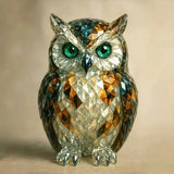 Elegant Crystal Owl Figurine